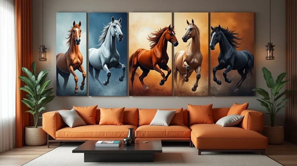 Multiple Compositions Horse Horses